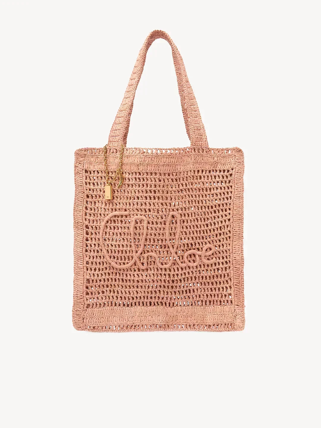 Chloé Summer Banana Tote Bag in Raffia